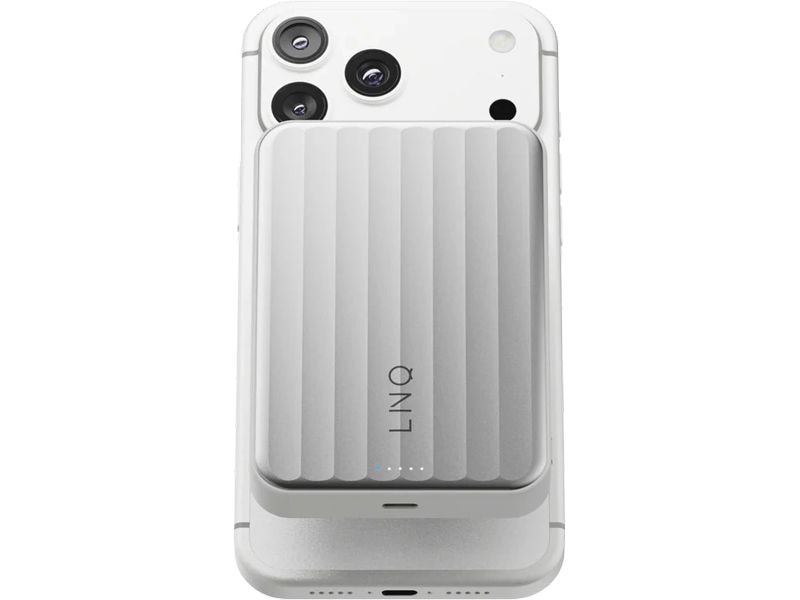 LINQ powered by Xtorm | LINQ Wireless Powerbank,10000mAh,SolidState | Qi 2.2, 30W, 1x USB-C, grau