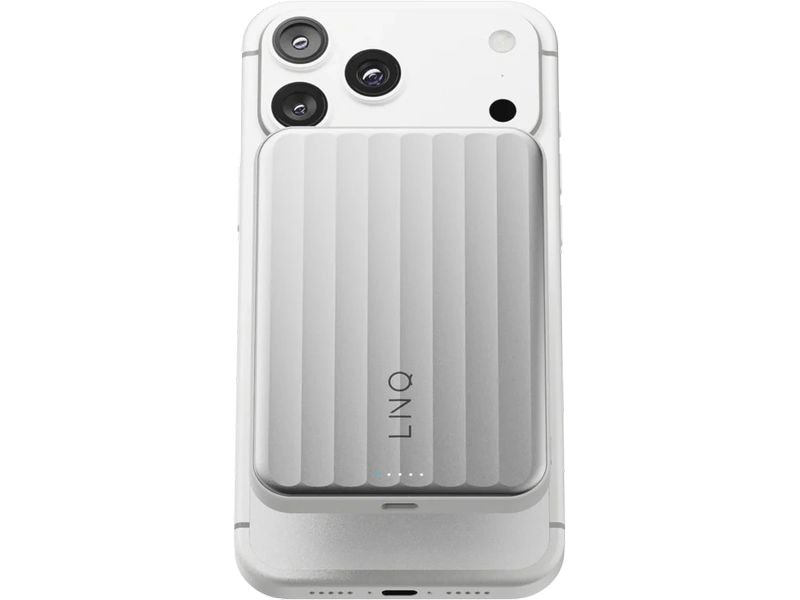 LINQ powered by Xtorm | LINQ Wireless Powerbank,5000mAh,SolidState | Qi 2.2, 20W, 1x USB-C, grau