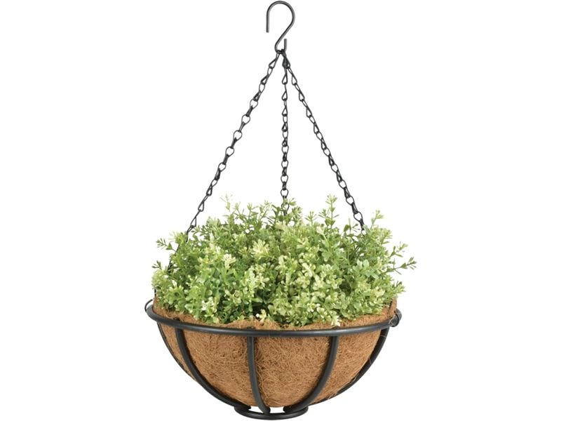 Esschert Design | Hanging Basket Ø 30 cm | Metall, schwarz