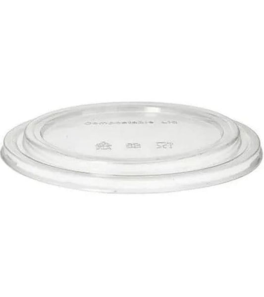 Papstar | Deckel für Salatschale pure | 50 Stück, PLA transparent D:18.4cm