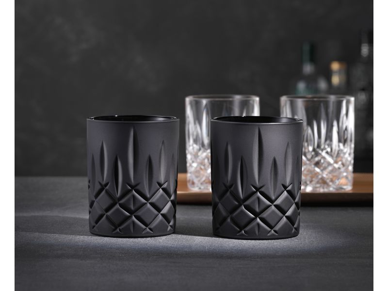 Nachtmann | Noblesse Whiskybecher Black Set | 2 Stück