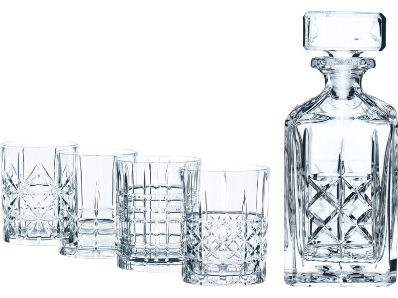 Nachtmann | Highland Whiskyset Set 5tlg. | Dekanter, 4 Gläser