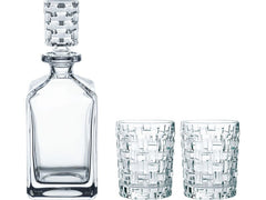 Nachtmann | Bossa Nova Whisky Set 3-teilig | Dekanter, 2 Gläser