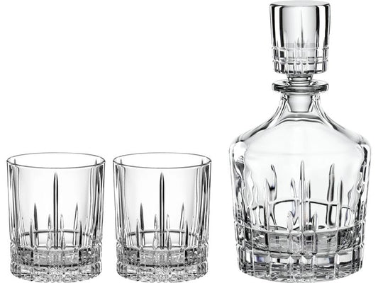 Spiegelau | Perfect Serve Coll. Whisky 3tlg. | 1 Dekanter, 2 Gläser