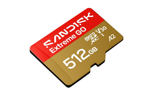 SanDisk | microSDXC Card Extreme GO 512GB | Lesen 240MB/s, Schr. 160MB/s, inkl. Adpt.