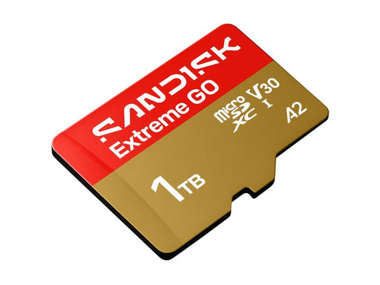 SanDisk | microSDXC Card Extreme GO 1TB | Lesen 240MB/s, Schr. 160MB/s, inkl. Adpt.