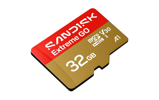 SanDisk | microSDHC Card Extreme GO 32GB | Lesen 100MB/s, Schr. 60MB/s, inkl. Adapter