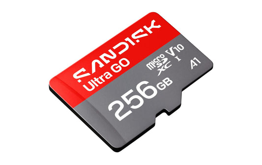 SanDisk | microSDXC Card Ultra GO 256GB | UHS-I U1, Lesen 190MB/s, inkl. SD-Adapter