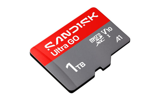 SanDisk | microSDXC Card Ultra GO 1TB | UHS-I U1, Lesen 190MB/s, inkl. SD-Adapter