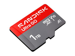 SanDisk | microSDXC Card Ultra GO 1TB | UHS-I U1, Lesen 190MB/s, inkl. SD-Adapter