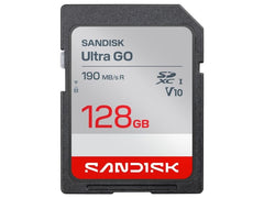 SanDisk | SDXC Card Ultra GO 128GB | Lesen 190MB/s, UHS-I U1 , Class 10