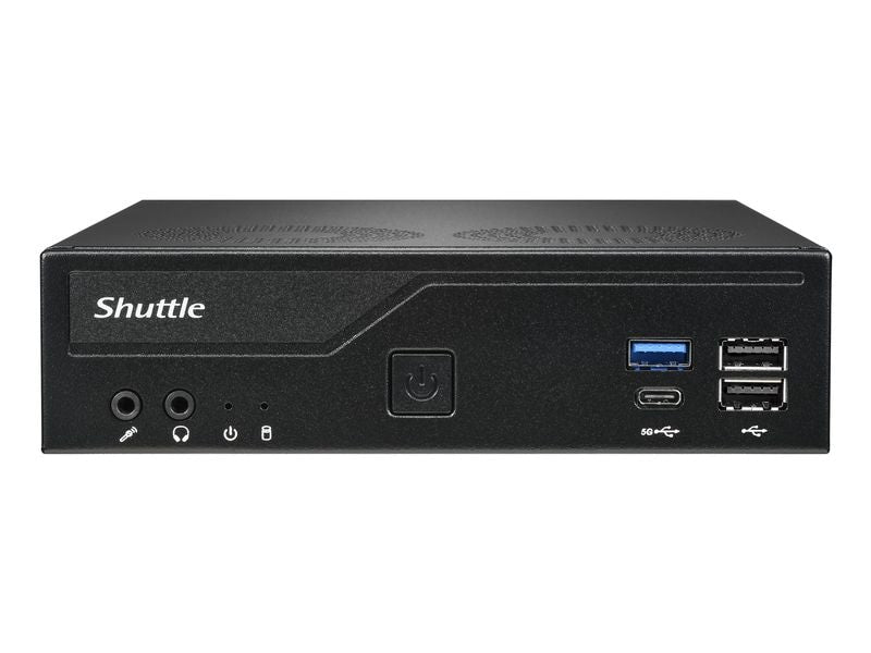 Shuttle | Barebone DH610V2, schwarz | Intel H610, 2x DDR5 SO-DIMM 5600