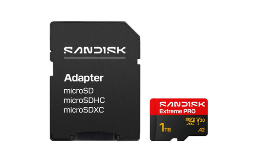 SanDisk | microSDXC Card Extreme PRO 1TB | Lesen 250MB/s, Schr. 170MB/s, inkl. Adpt.