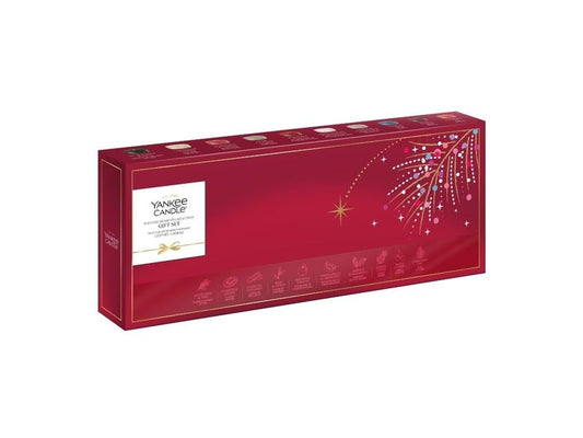 Yankee Candle Signature | Yankee Geschenkset Christmas Moments | 10 Tea Lights & 1 Holder
