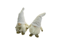CHALET | Wichtel Swamis S 2er Set | 22cm weiss/creme