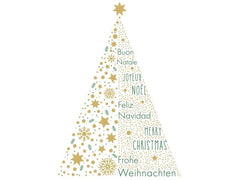 ABC | Weihnachtskarte | Mehrsprachig, Format: B6