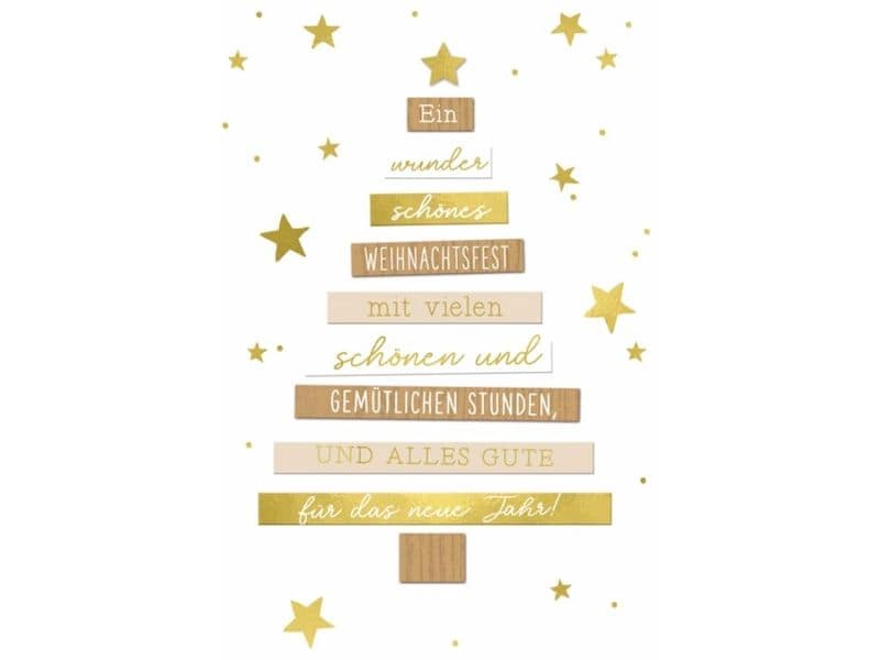 ABC | Weihnachtskarte | Format: B6