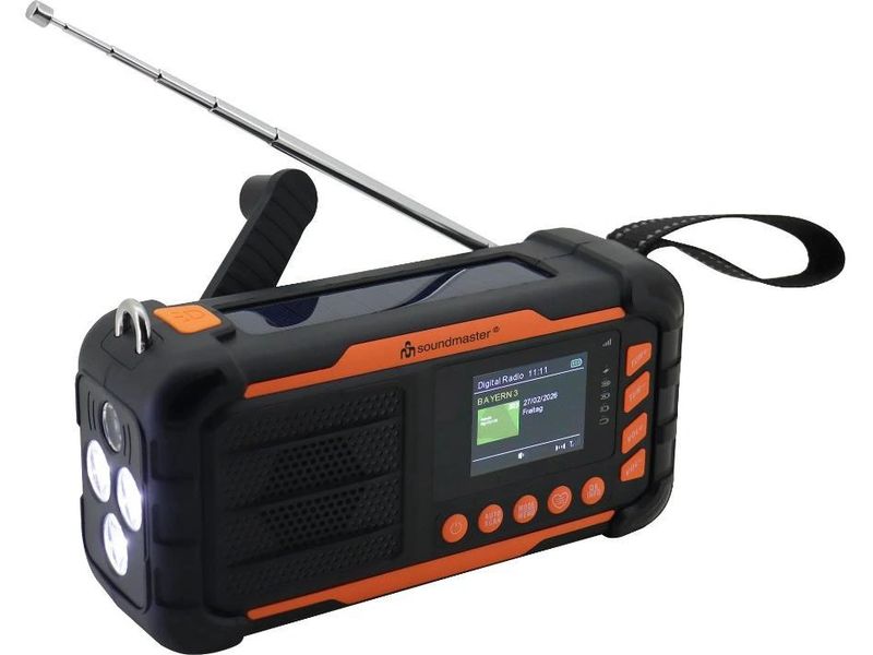 soundmaster | DAB115SW | DAB+/UKW-Notfallradio Digitalradio