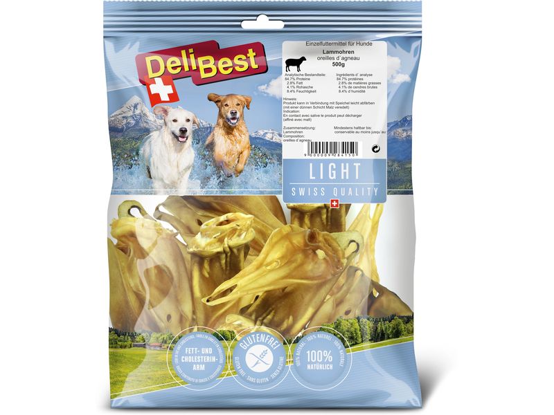DeliBest | Light Lammohren gourmet | 500g
