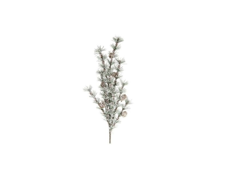 CHALET | Snowy Pinienpick künstlich | 78cm grün mit Herde