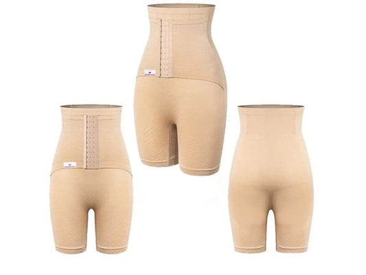 WonderMom | Postpartum Belly Binder Shorts | S - Beige