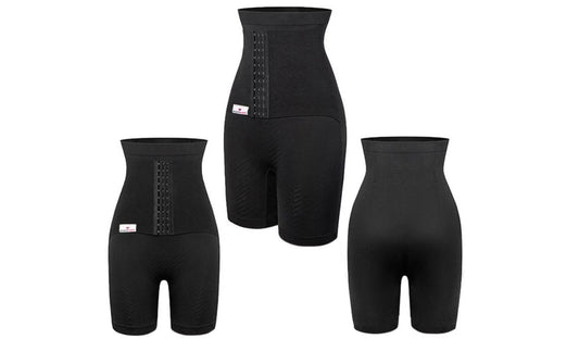 WonderMom | Postpartum Belly Binder Shorts | M- Schwarz