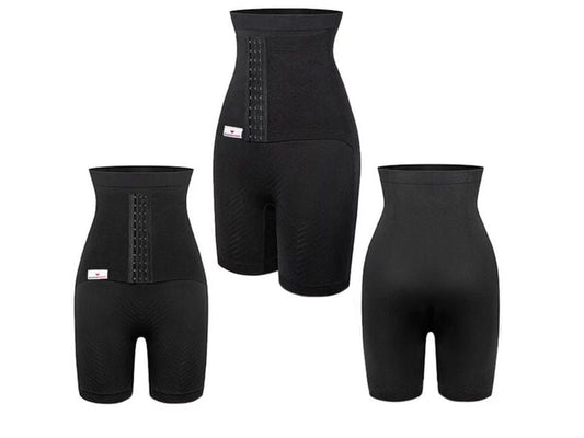WonderMom | Postpartum Belly Binder Shorts | L - Schwarz