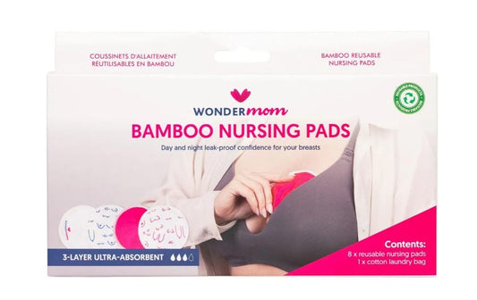WonderMom | Waschbare Stilleinlagen | Bambus 8 Stk