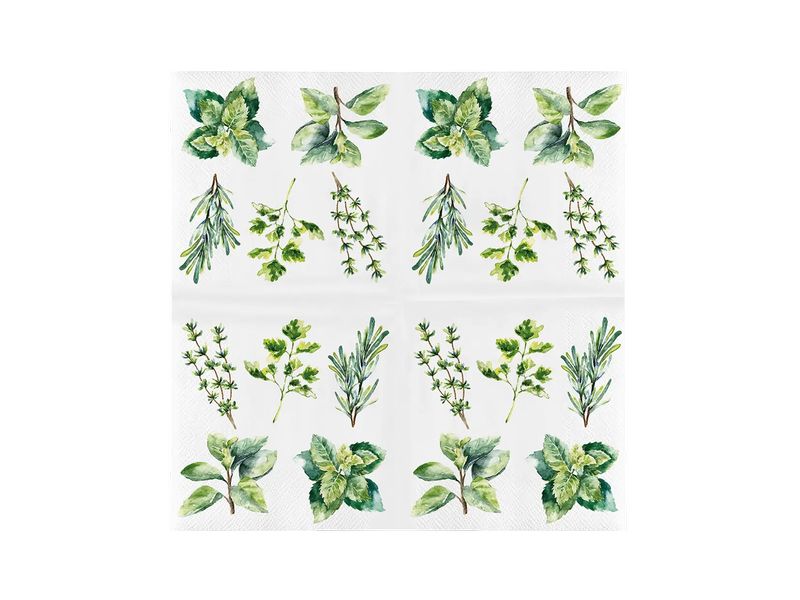 Esschert Design | Esschert Papierservietten Kräuter | 33x33cm