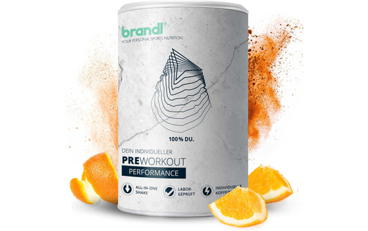 Brandl-Nutrition | Pre-Workout Booster | Guarana, Yerba-Mate, 500g