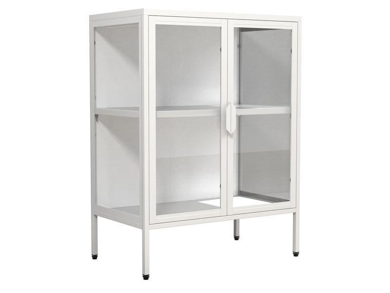 VCM | Standvitrine Floka S | Weiss
