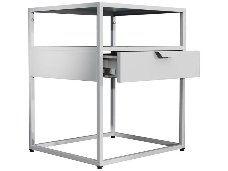 VCM | Nachttisch Flokas M | Weiss