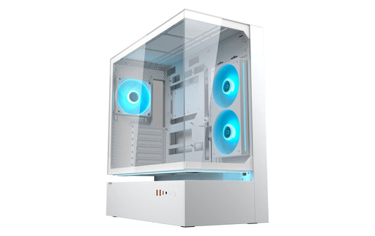 Cougar | Case CFV235 ARGB | Midi-Tower, Glas, Weiss