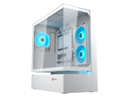 Cougar | Case CFV235 ARGB | Midi-Tower, Glas, Weiss
