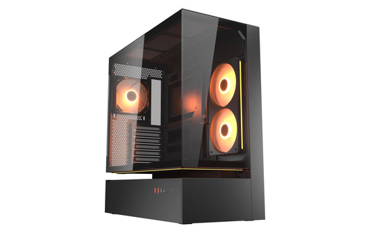Cougar | Case CFV235 ARGB | Midi-Tower, Glas, Schwarz