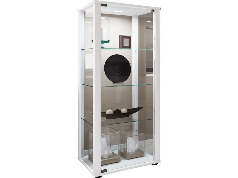 VCM | Glasvitrine Kavisa M | Weiss