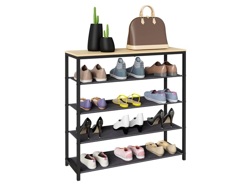 VCM | Schuhregal Taliro 4-fach | Honig-Eiche
