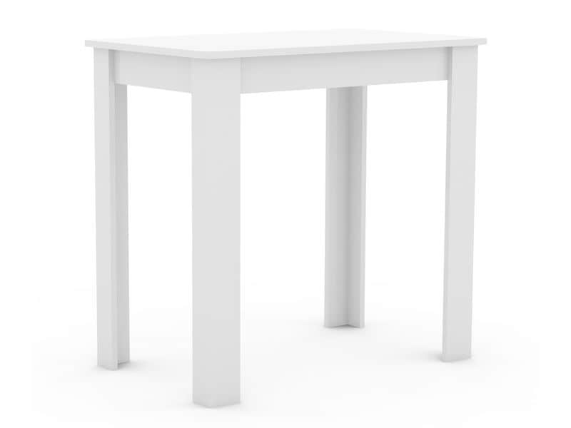 VCM | Esstisch Esal | H.76 x B. 80 x T. 50 cm, Weiss