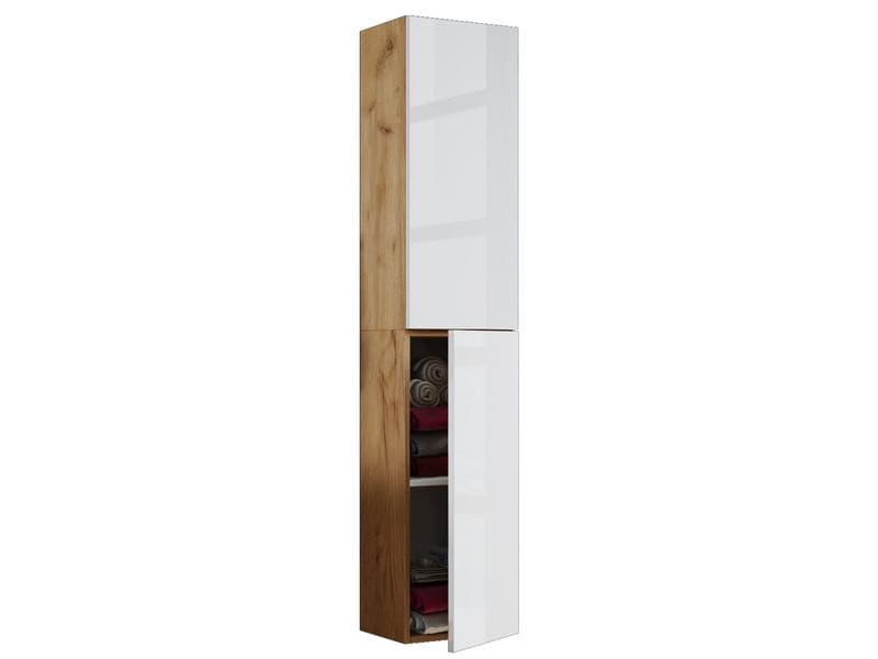 VCM | Hochschrank VCB 11 | Honig-Eiche/Weiss