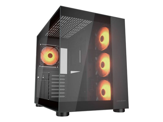Cougar | Case FV150 ARGB | Midi-Tower, Schwarz