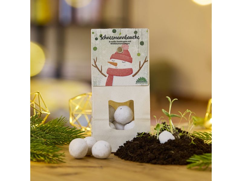 Die Stadtgärtner | Stadtgärtner Blumenmurmeln Winter | Schneemannbäuche