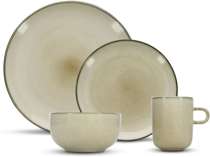 Salt & Pepper | Geschirrset Meridian | 16-teilig, Ivory
