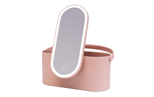 Ailoria | LED Spiegel mit Beautycase rose | MAGNIFIQUE