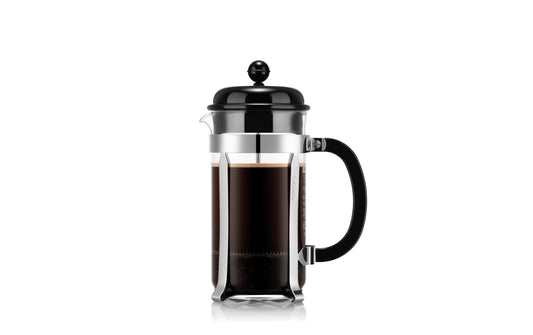 Bodum | Caffettiera Kaffeezubreiter 1.0L | Schwarz, 8 Tassen