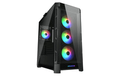 Cougar | Case Duoface ARGB | Midi-Tower, Schwarz