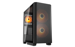 Cougar | Case Airface Flo ARGB | Midi-Tower, Schwarz