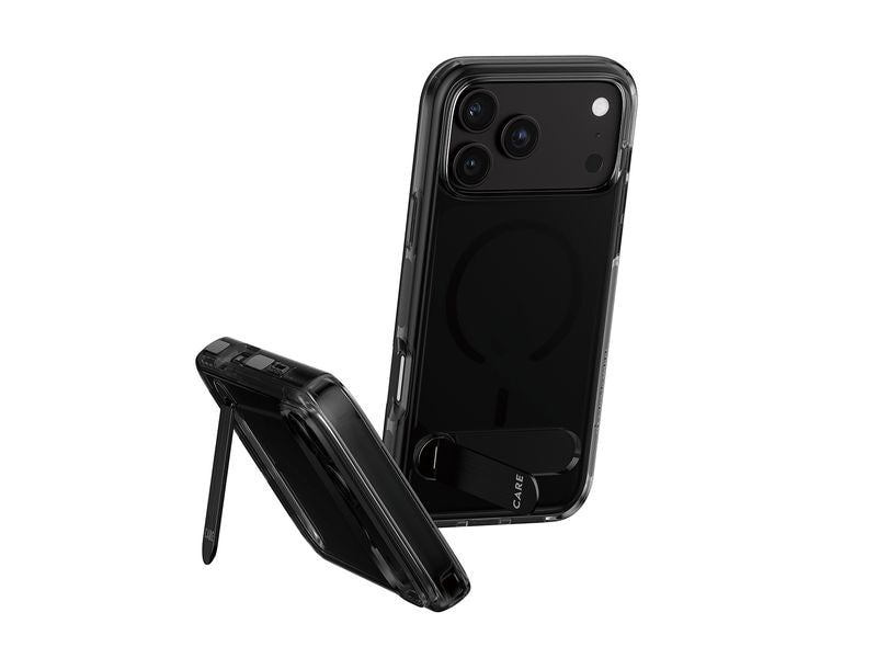 CARE | Kickstand Case, Smokey - MagSafe (B) | iPhone 18/17 Pro Max