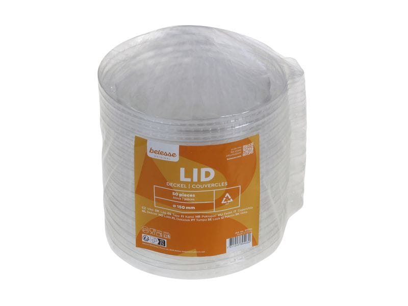 belesse | Deckel PET | 50 Stk, zu 2153437 Schale Kraft/PE 500ml
