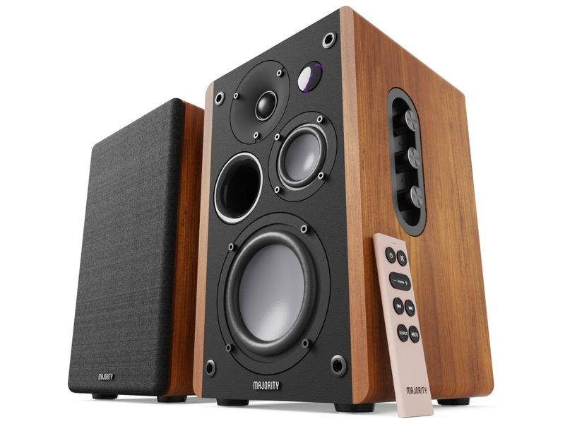 Majority | D100 | Aktiv Holzgehäuse 100 W Bluetooth 5.3