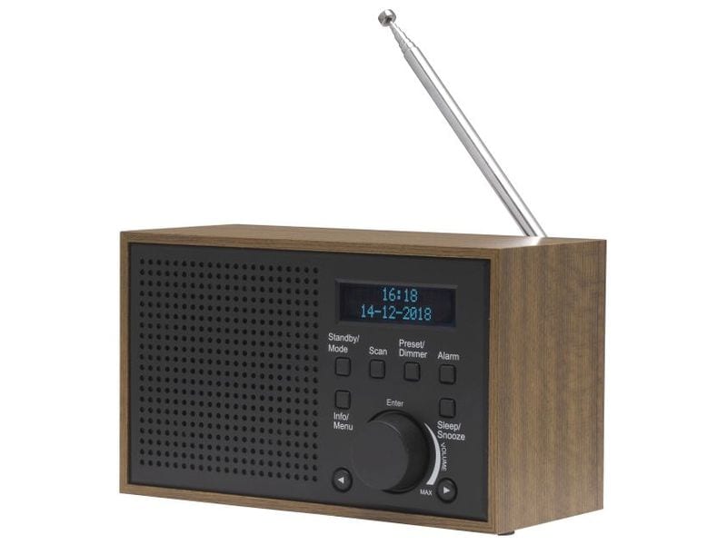 Denver | DAB-46DGR | Retro DAB+/FM Bluetooth LCD-Display